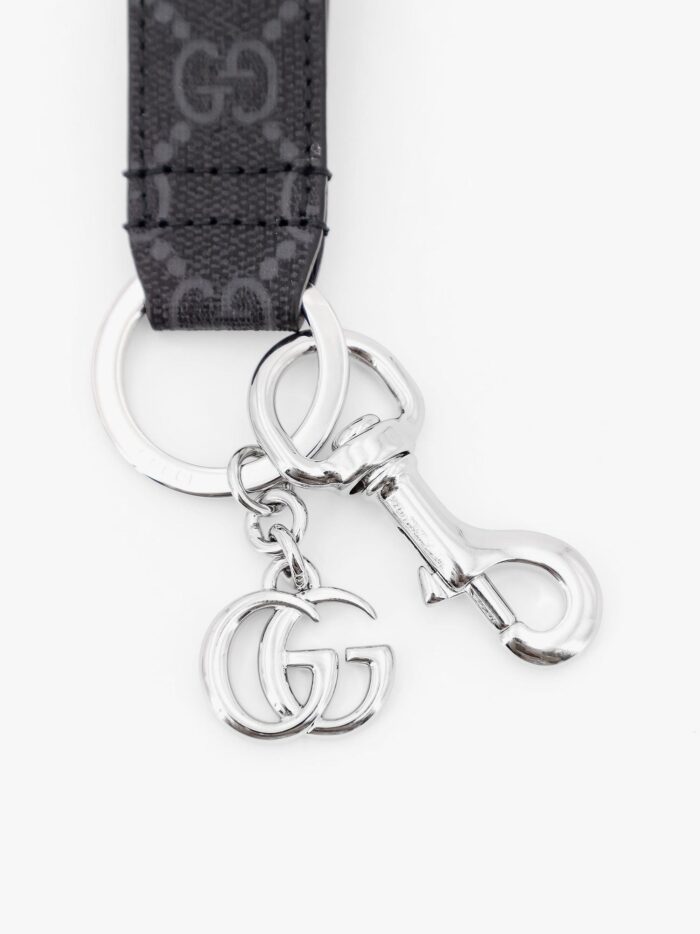 Gucci Gg Supreme Fabric Keyring