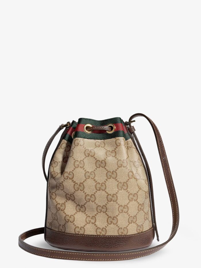 Gucci GG Supreme Fabric Mini Bucket Bag