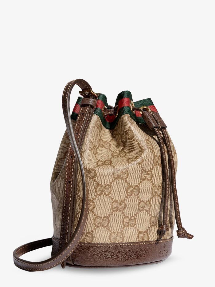 Gucci GG Supreme Fabric Mini Bucket Bag