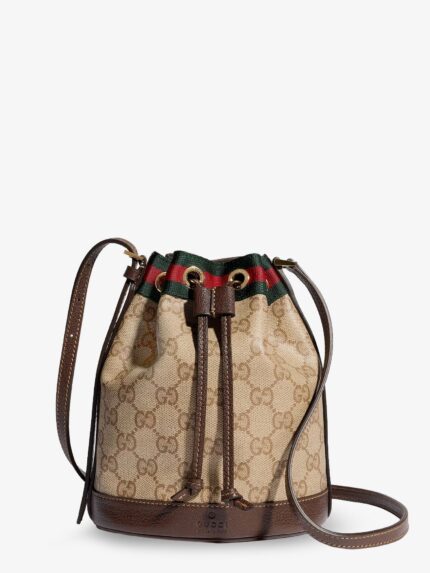Gucci GG Supreme Fabric Mini Bucket Bag