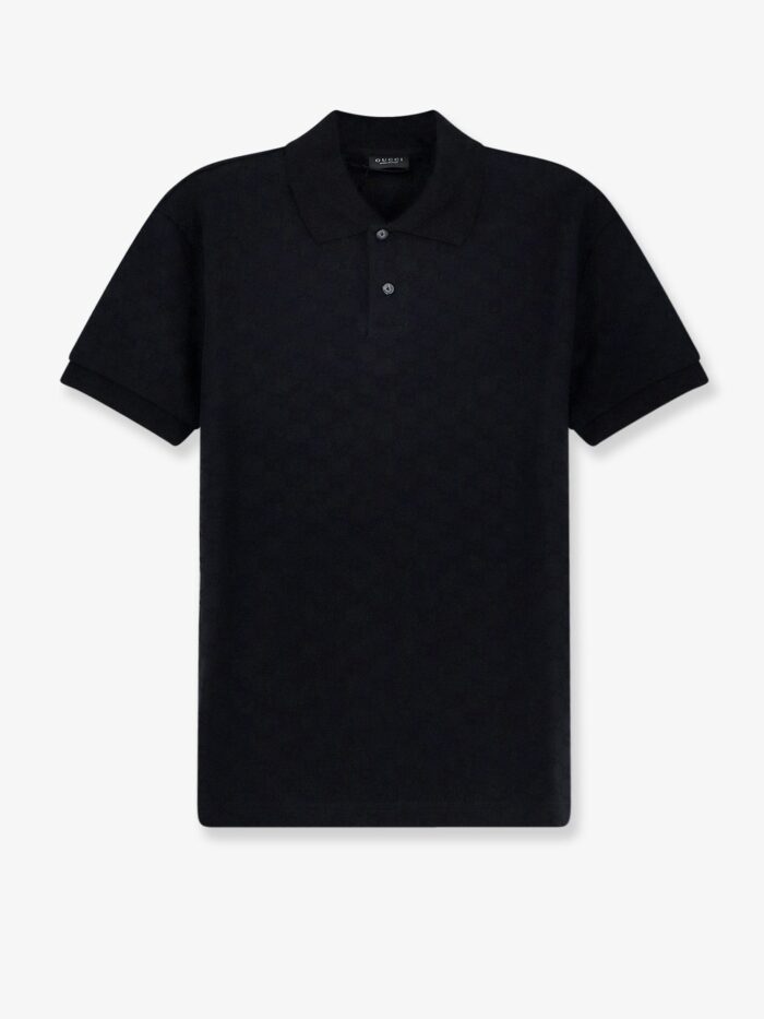gucci gg viscose blend polo shirt Gucci GG Viscose Blend Polo Shirt