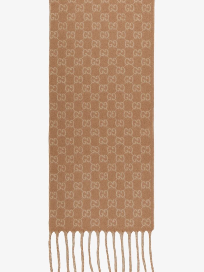 Gucci GG Wool And Cashmere Scarf