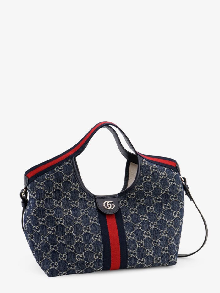 Gucci Giglio GG Denim Tote Bag