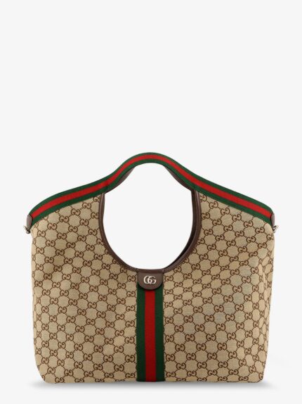 Gucci Giglio GG Supreme Fabric Shopping Bag