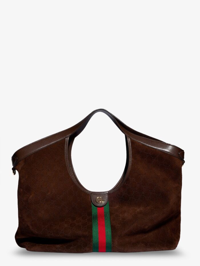 gucci giglio perforated suede shopping bag Gucci Giglio Perforated Suede Shopping Bag