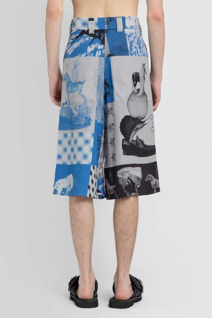 GUCCI Graphic Print Viscose Shorts