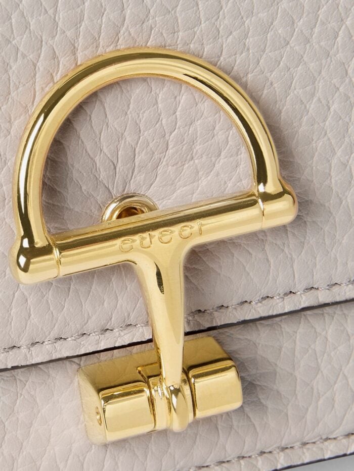 Gucci Half Horsebit Leather Crossbody Bag