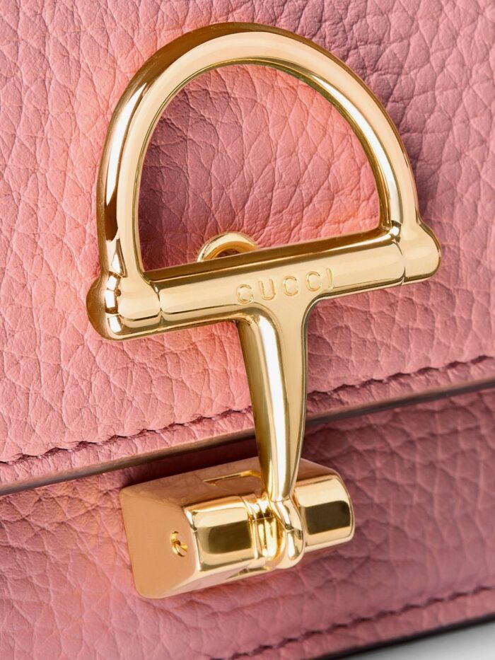 Gucci Half Horsebit Leather Crossbody Bag