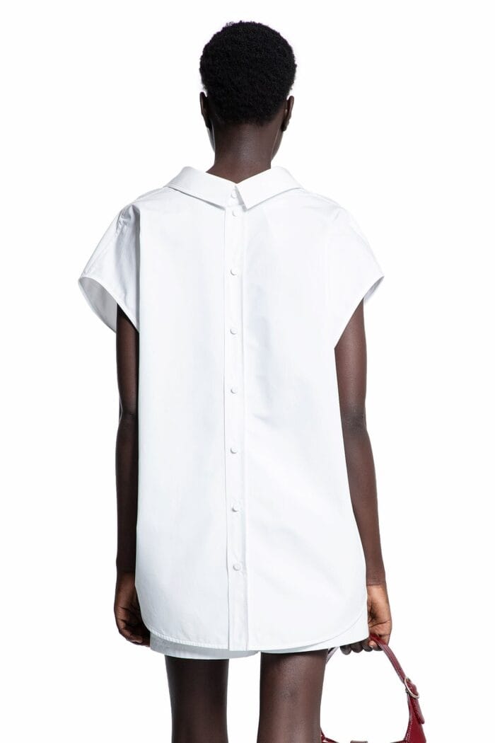 GUCCI Heavy Cotton Poplin Lace-up Shirt