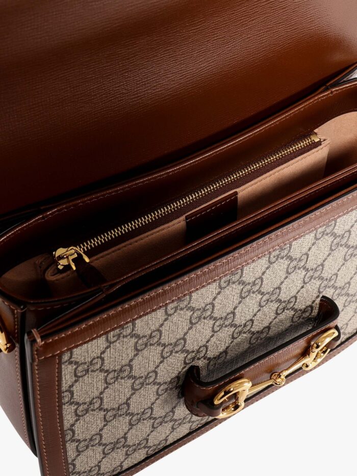 Gucci Horsebit 1955 GG Coated Canvas Crossbody Bag