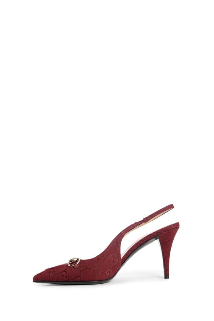 GUCCI Horsebit Slingback Pumps