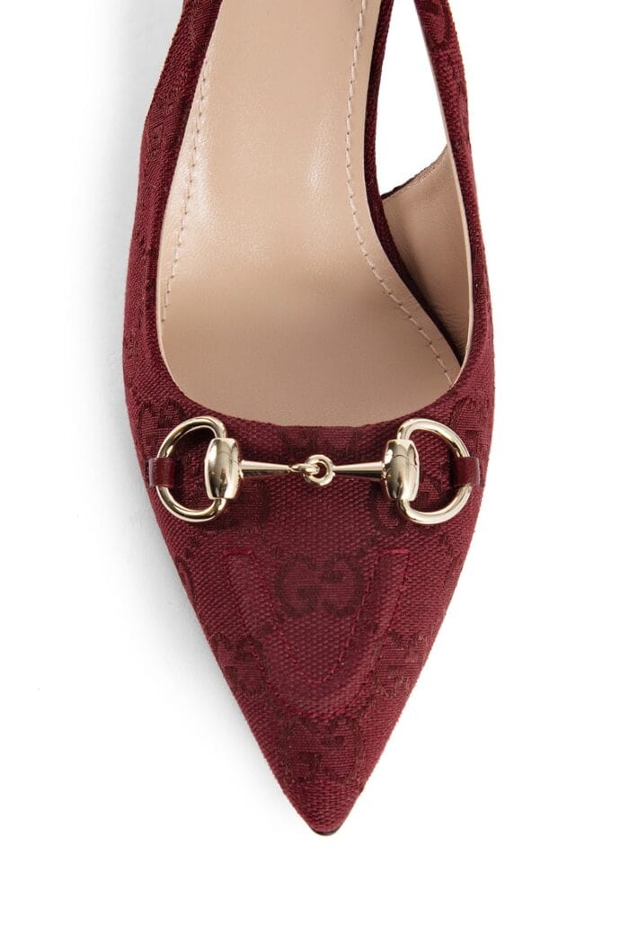 GUCCI Horsebit Slingback Pumps