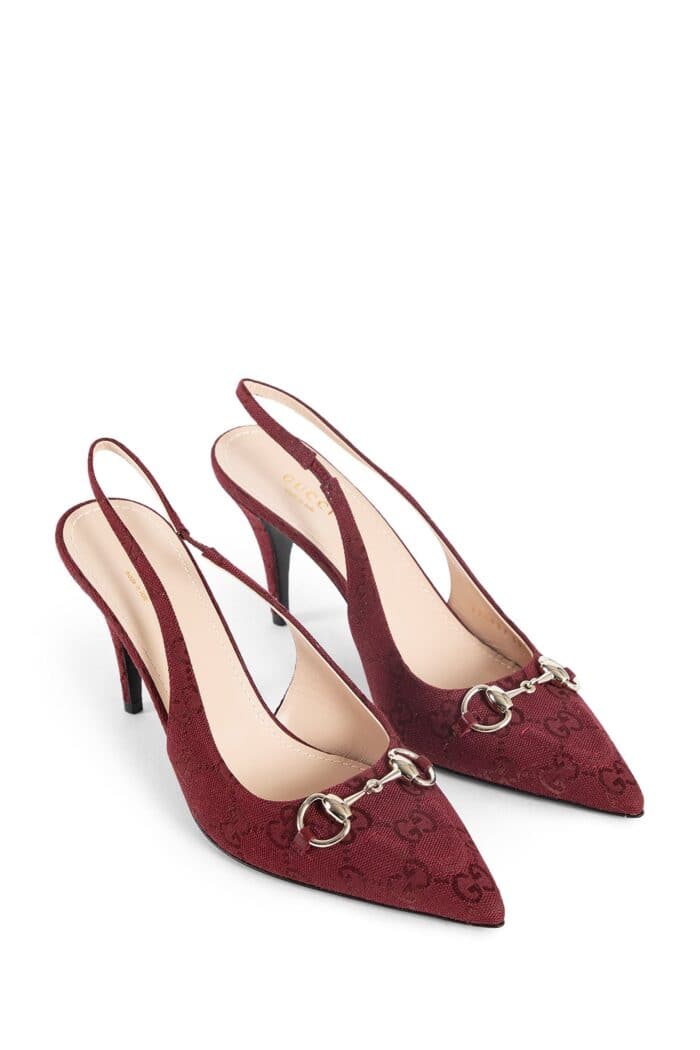 GUCCI Horsebit Slingback Pumps