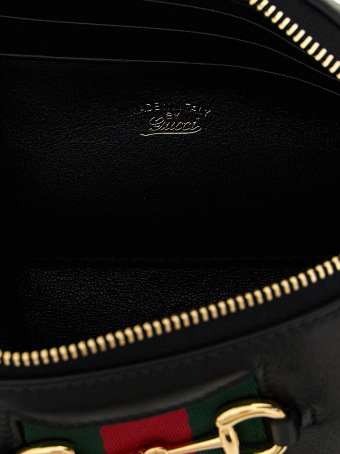 'Gucci Horsebit Web' Shoulder Bag