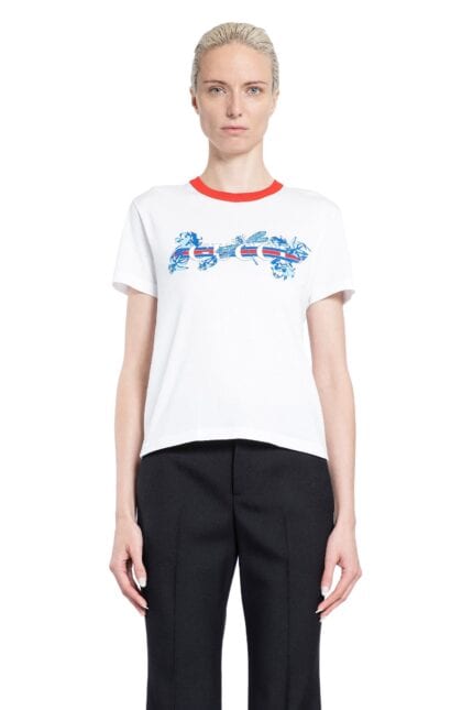 GUCCI Insect Web Print T-shirt