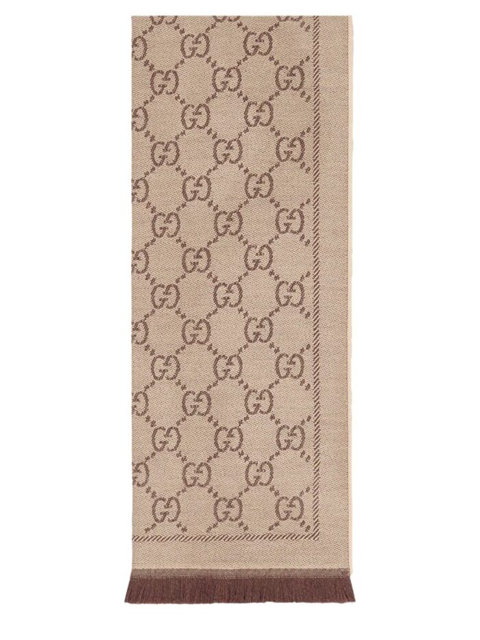 gucci jacquard "gg" scarf Gucci JACQUARD "GG" SCARF