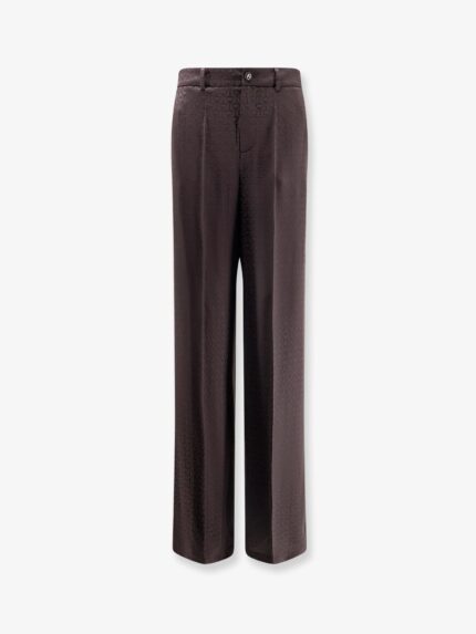 Gucci Jacquard Silk Blend Trousers