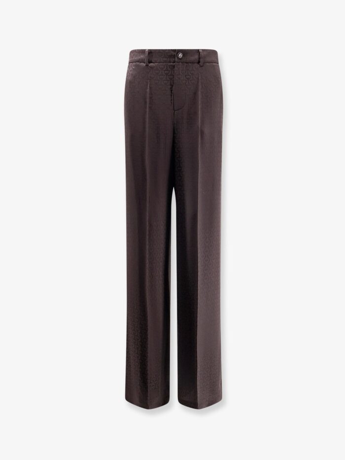 Gucci Jacquard Silk Blend Trousers