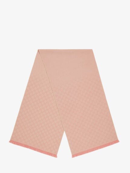 Gucci Jacquard Wool Scarf With GG Motif