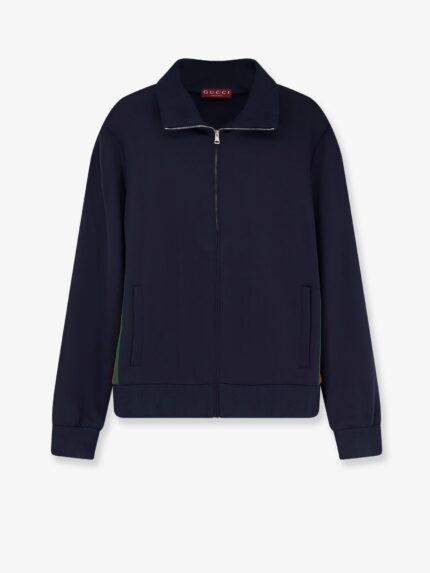 Gucci Jersey Sweatshirt With Lateral Web Band