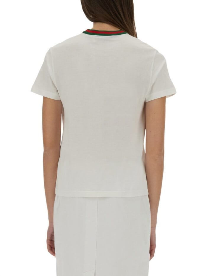 Gucci JERSEY T-SHIRT WITH WEB