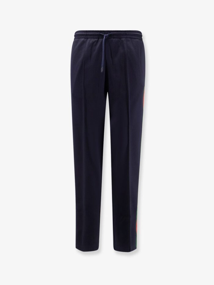 gucci jersey trouser with lateral web detail Gucci Jersey Trouser With Lateral Web Detail