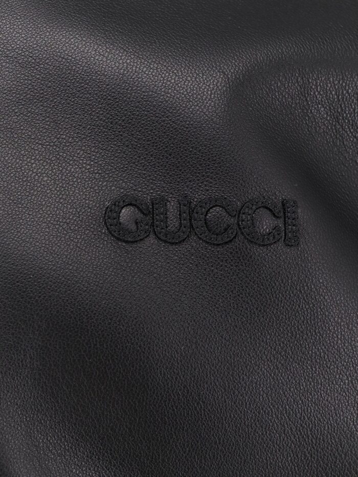 Gucci Leather And Wool Jacket