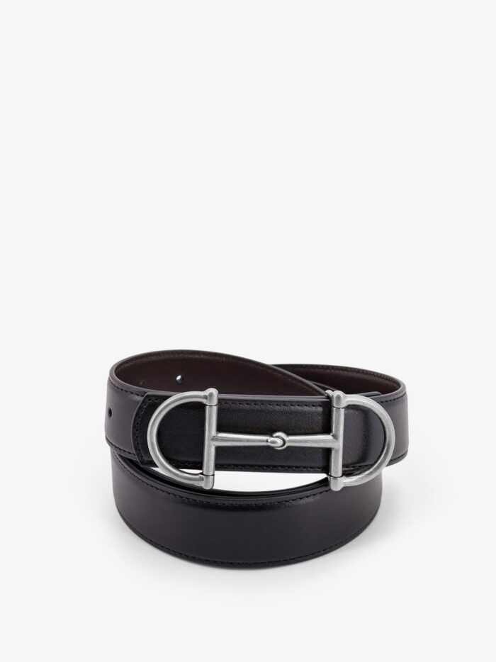 Gucci Leather Belt With Metal Horsebit Buckle