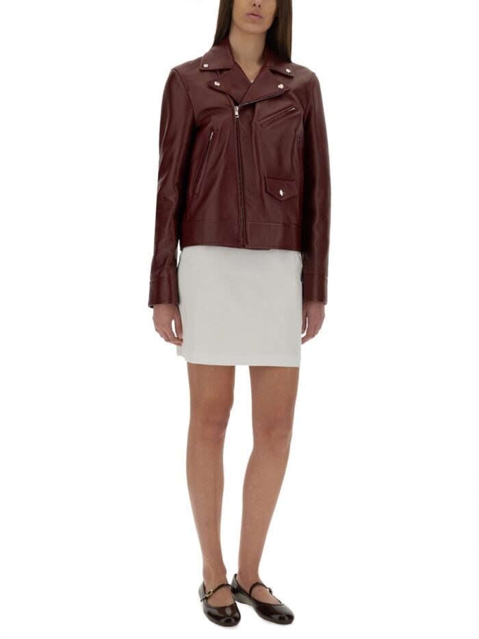 Gucci LEATHER BIKER JACKET