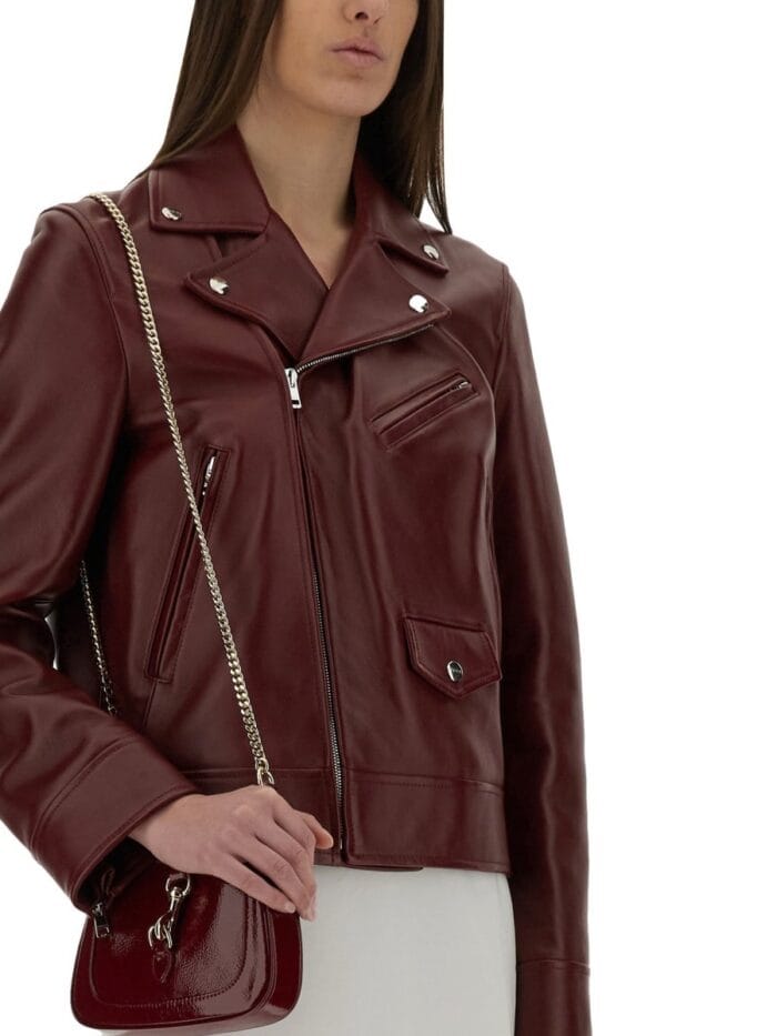 Gucci LEATHER BIKER JACKET