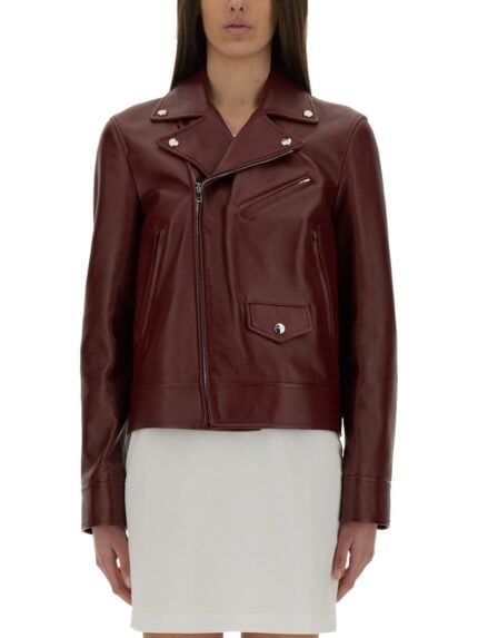 Gucci LEATHER BIKER JACKET