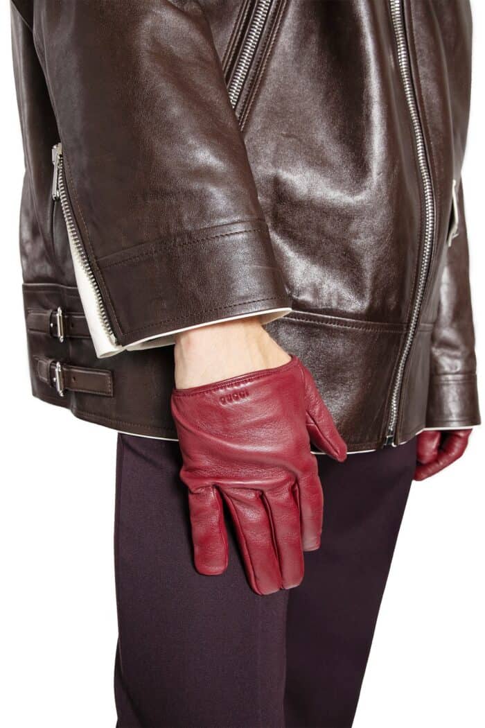 GUCCI Leather Driver Gloves