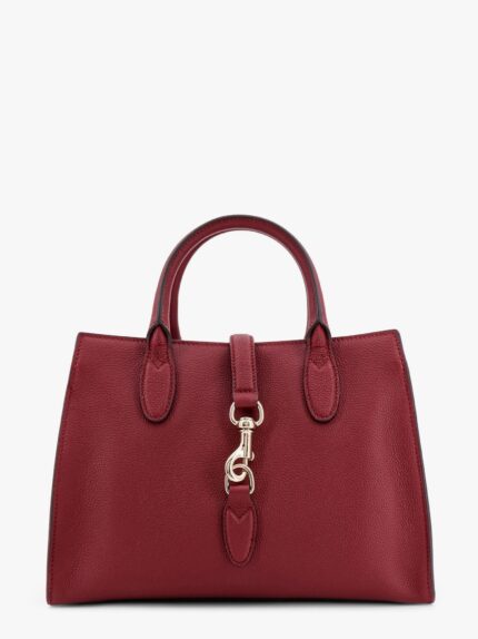 Gucci Leather Handbag With Metal Detail