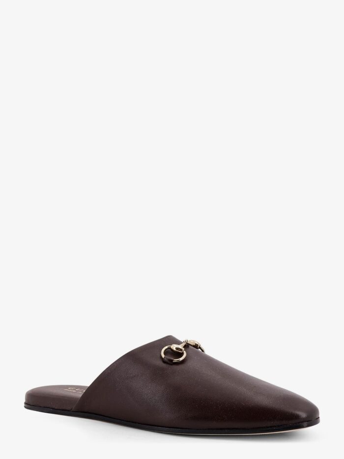 Gucci Leather Mule With Horsebit