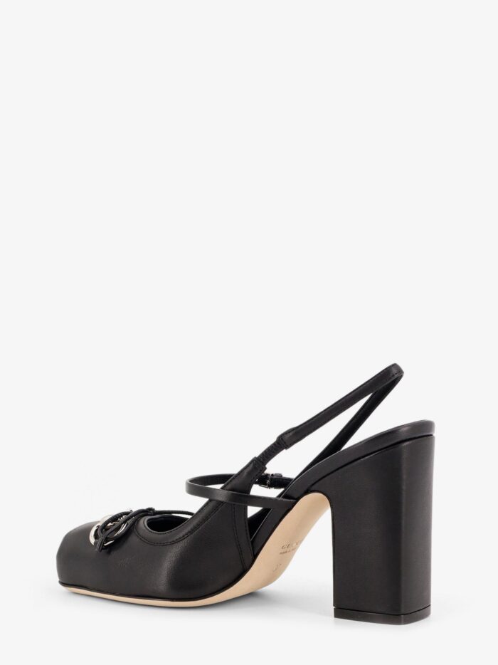gucci leather pumps with metal horsebit detail Gucci Leather Pumps With Metal Horsebit Detail