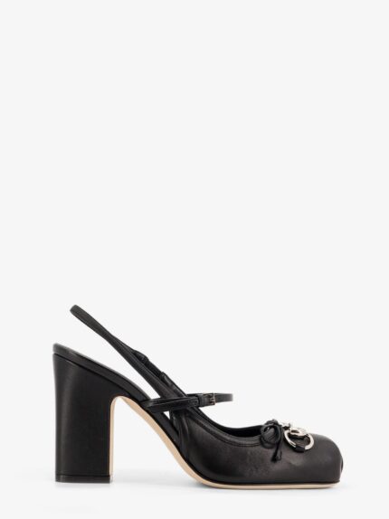 Gucci Leather Pumps With Metal Horsebit Detail