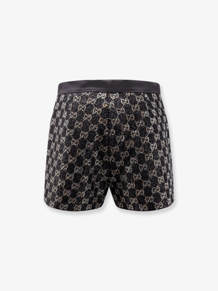 Gucci Lightweight Lamé Wool Tweed Shorts