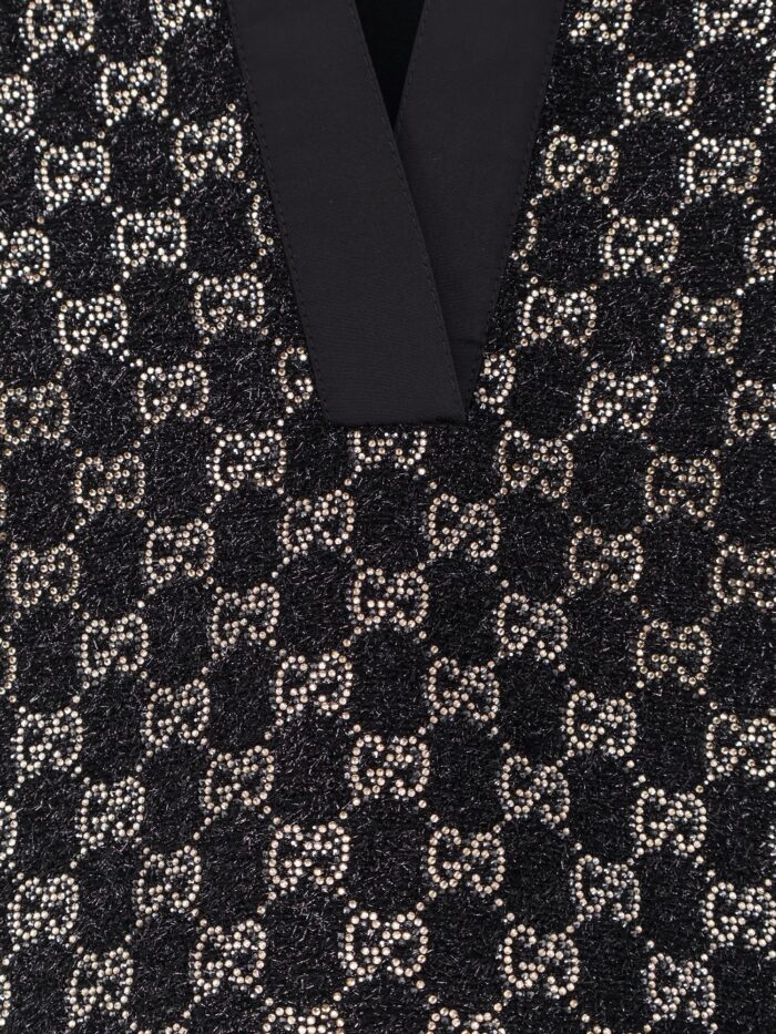 Gucci Lightweight Lamé Wool Tweed Top