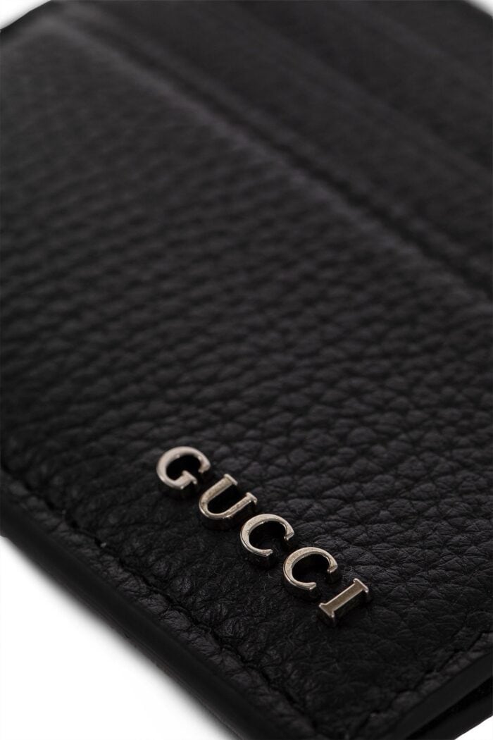 ''gucci'' Logo Card Holder