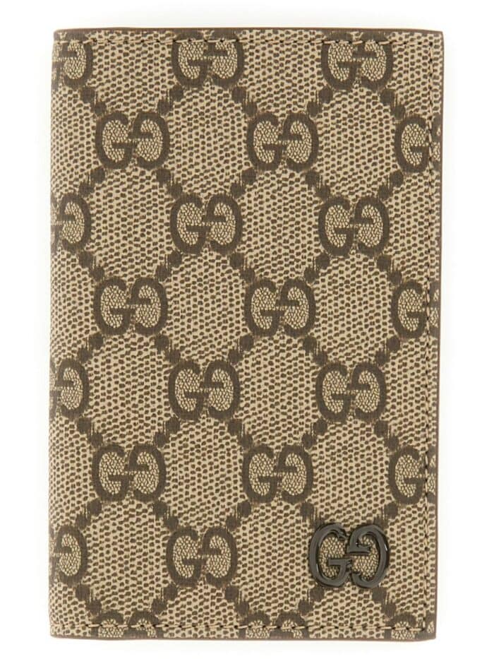 Gucci LONG CARD HOLDER WITH GG DETAIL