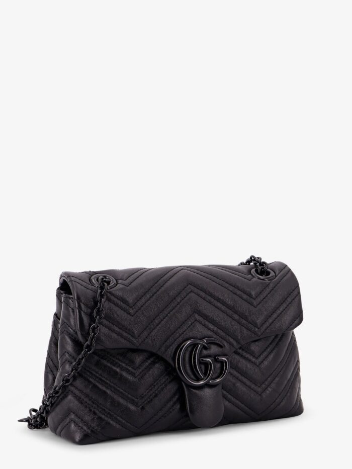 Gucci Matelassé Leather GG Marmont Crossbody Bag