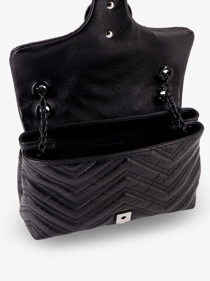 Gucci Matelassé Leather GG Marmont Crossbody Bag