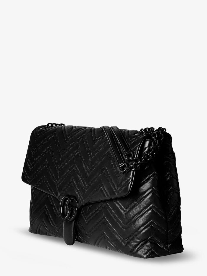 Gucci Matelassé Leather GG Marmont Shoulder Bag