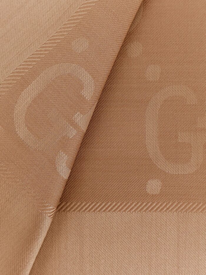 Gucci Maxi Silk And Wool Scarf