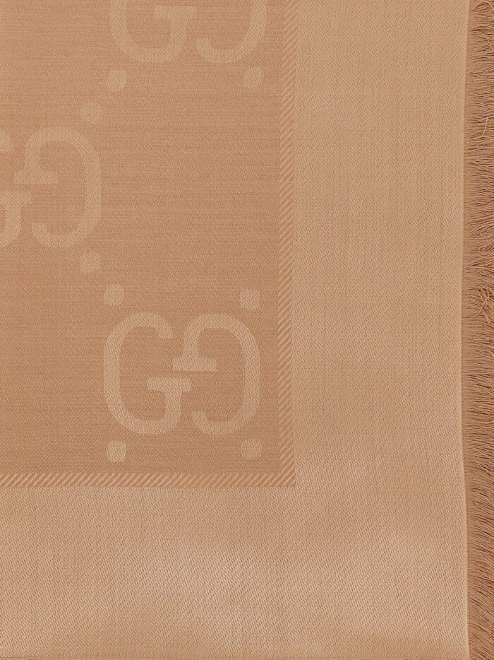 Gucci Maxi Silk And Wool Scarf