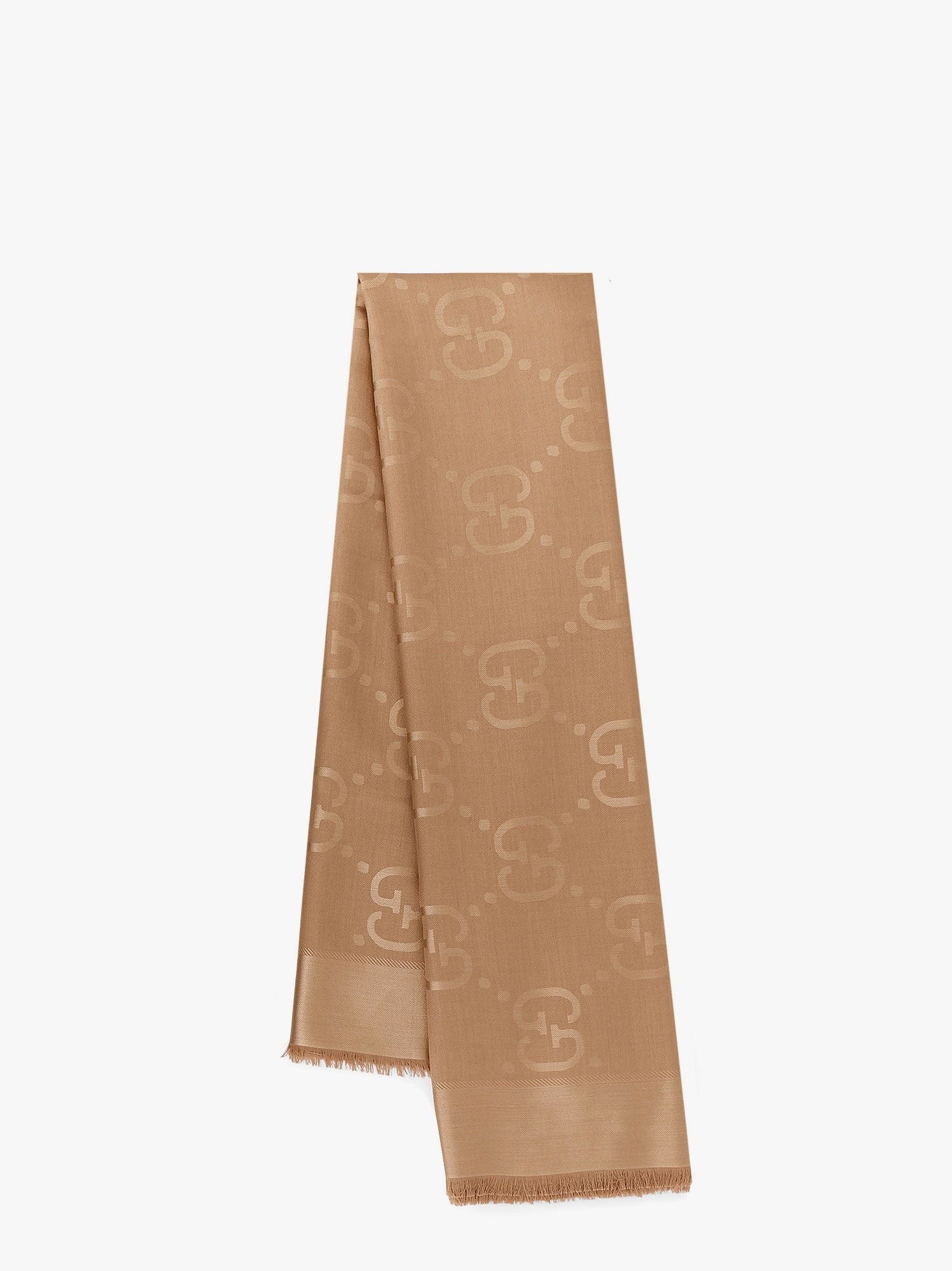Gucci Maxi Silk And Wool Scarf