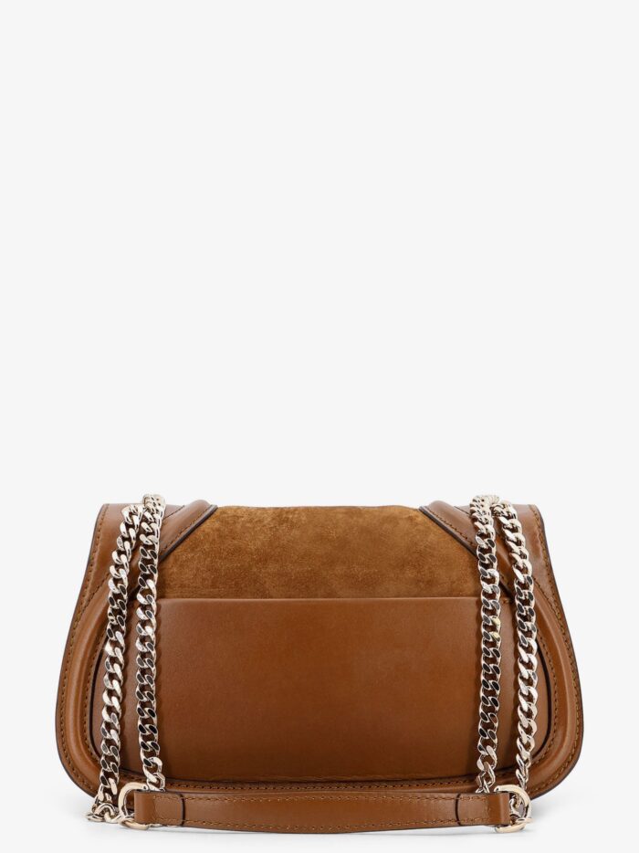 Gucci Medium Blondie Suede And Leather Shoulder Bag