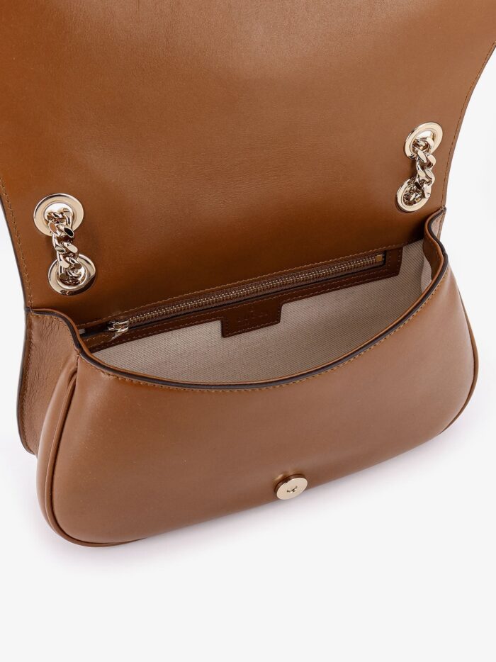 Gucci Medium Blondie Suede And Leather Shoulder Bag