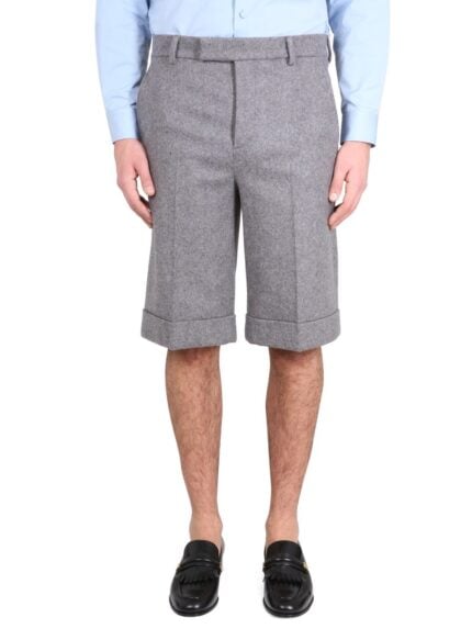 Gucci MELANGE CLOTH SHORTS