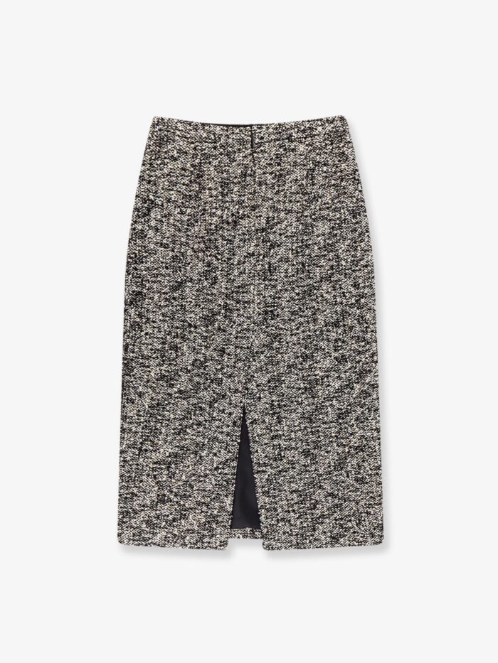 Gucci Midi Skirt In Laminated Bouclé Fabric